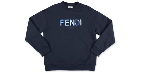 FENDI FELPA COTONE UOMO TG. XL COTTON 